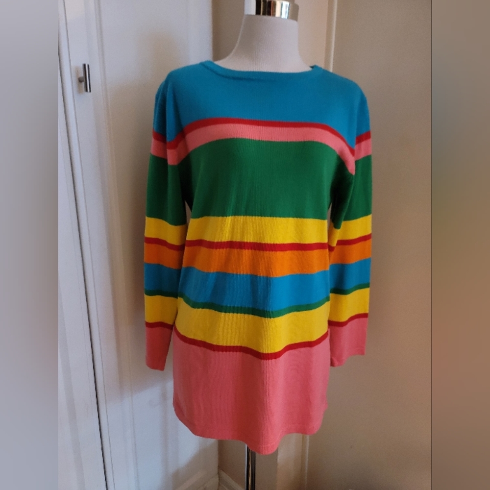 Linea by Louis Dell'Olio Striped Sweater Size S